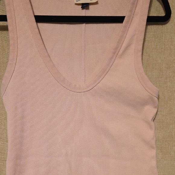 Universal Thread Light Pink Ribbed Tank Top - Picture 4 of 5